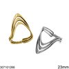 Stainless Steel Ring Triple Wire 23mm