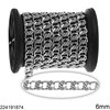 Stainless Steel Gourmette Chain with Link 6mm