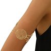 Stainless Steel Arm Bracelet with Spiral 42mm