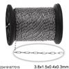 Stainless Steel Oval Link Chain Flat Wire