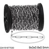 Stainless Steel Oval Link Chain Flat Wire