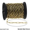 Stainless Steel Oval Link Chain Flat Wire