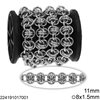 Stainless Steel Chain 11mm with Rings 8x1.5mm