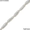 Glass Beads Pearl Coated 22-30mm