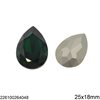 Pearshape Rhinestone 25x18mm