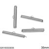 Stainless Steel Tube Clasp with Ring 10-35mm