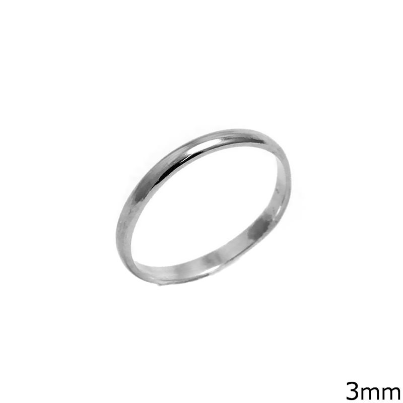 Silver 925  Ring 2.5-3mm