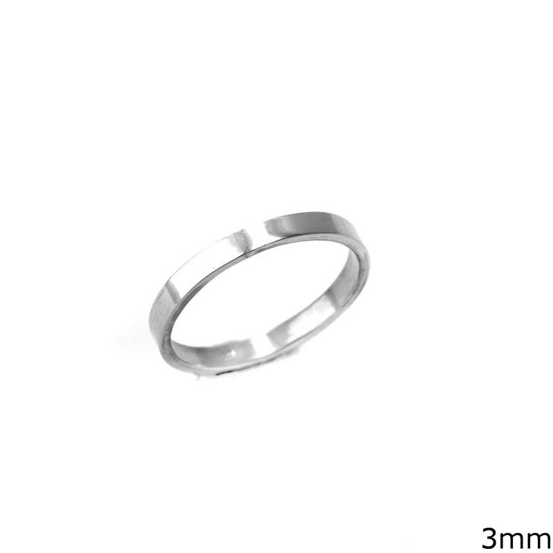 Silver  925 Ring 3mm
