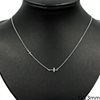 Silver 925 Necklace Cross 7x13mm