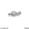 Silver 925 Ball Clasp 10mm