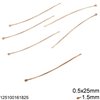 Silver 925 Head Pin 0.5mm with Ball 1.5-2mm