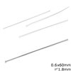 Silver 925 Head Pin 0.6mm with Head 1.8mm