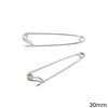 Silver 925 Safety Pin 20-30mm