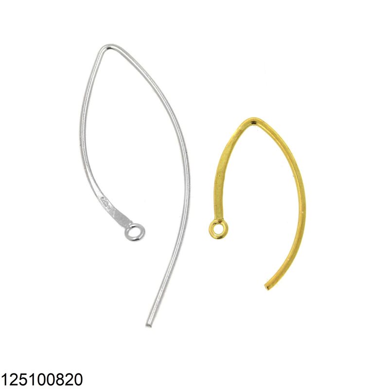 Silver 925 Earring Hook 20-50mm
