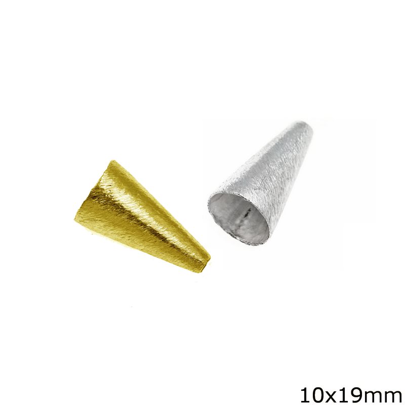 Silver 925 Cone Cap 10x19mm