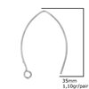 Silver 925 Earring Hook 35-50mm 