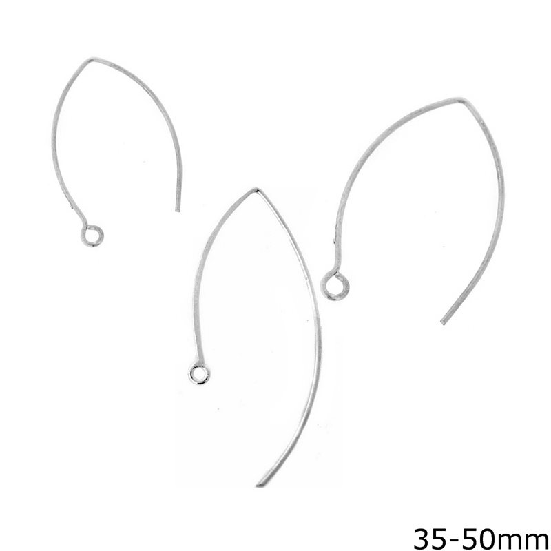 Silver 925 Earring Hook 35-50mm 