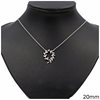 Silver 925 Necklace Branch with zircon 20mm