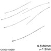 Γράνα Ασημένια 925 0.5mm με Μπίλια 1.5-2mm