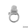Silver 925 Lobster Claw Clasp 21mm