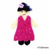 Pin with Felt Girl 110mm
