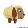 Wooden Space - Sheep 41mm