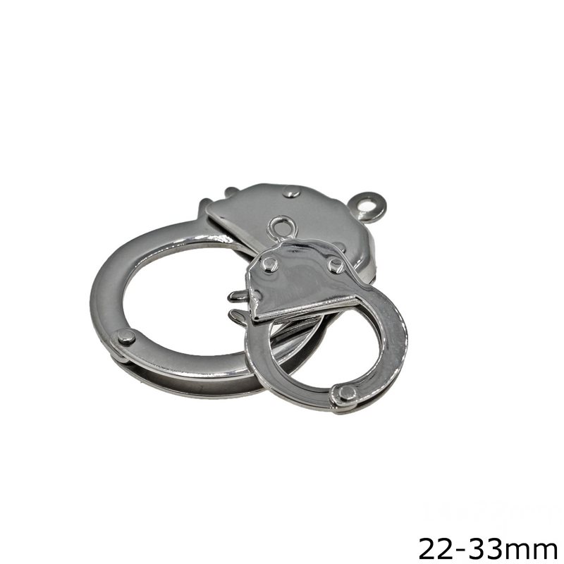 Stainless Steel Finished Keychain 22-33mm
