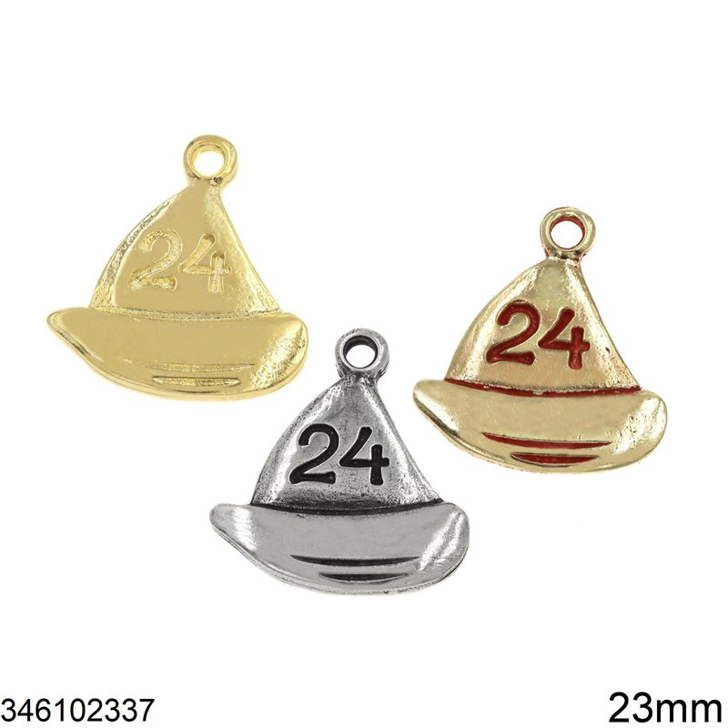2024 New Years Lucky Charm Ship 23mm