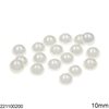Plastic Cabochon Pearl Stone B 10mm
