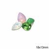 Pearshape Rhinestone 18x13mm