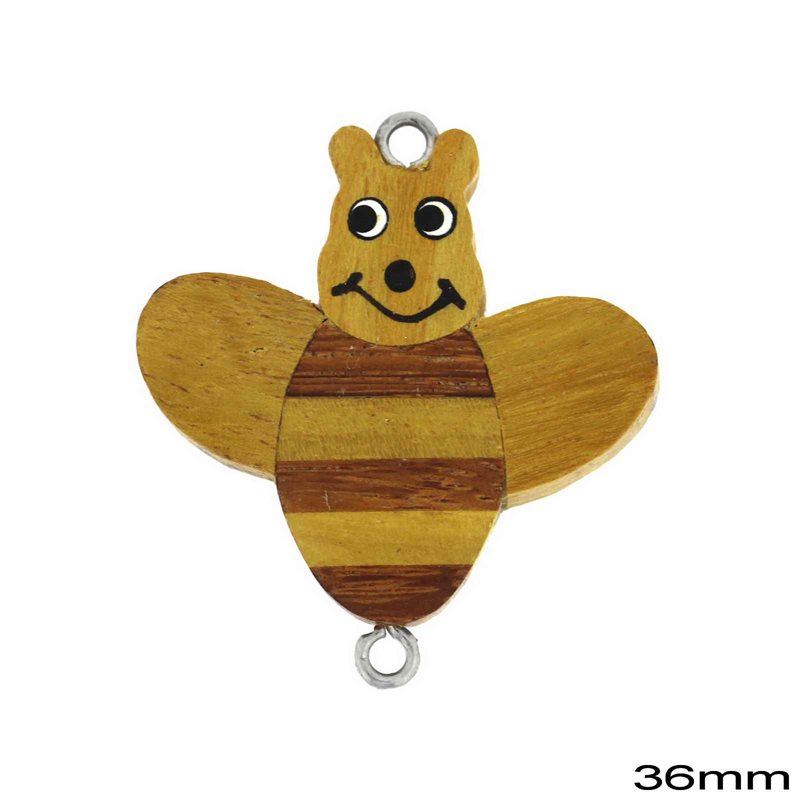 Διάστημα Ξύλινο - Μέλισσα 36mm