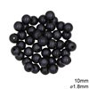 Plastic Illusion Miracle Round Beads 10mm with 1.8mm hole