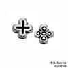 Casting Cross Bead 13.5mm