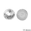 Plastic Faceted Sew-on Stone 17,5mm