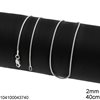 Silver 925 Snake Chain 2mm