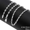 Silver 925 Flat Anchor Chain 4.5x3.5mm