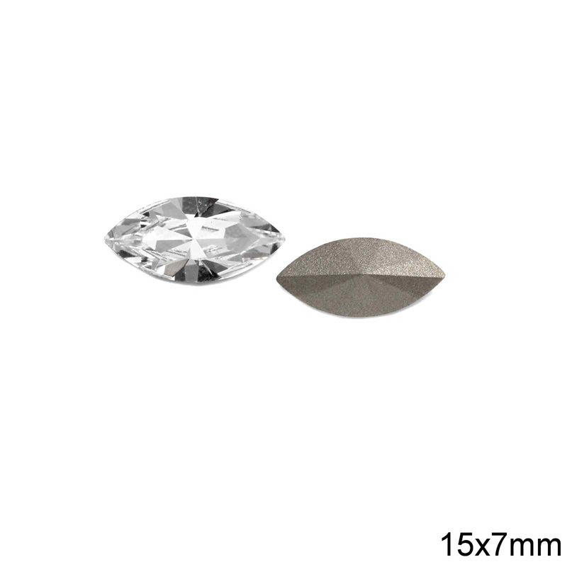 Στρας Νύχι 15x7mm MAXIMA  Crystal, Preciosa