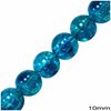 Glass Crackle Bead 10mm, 80cm
