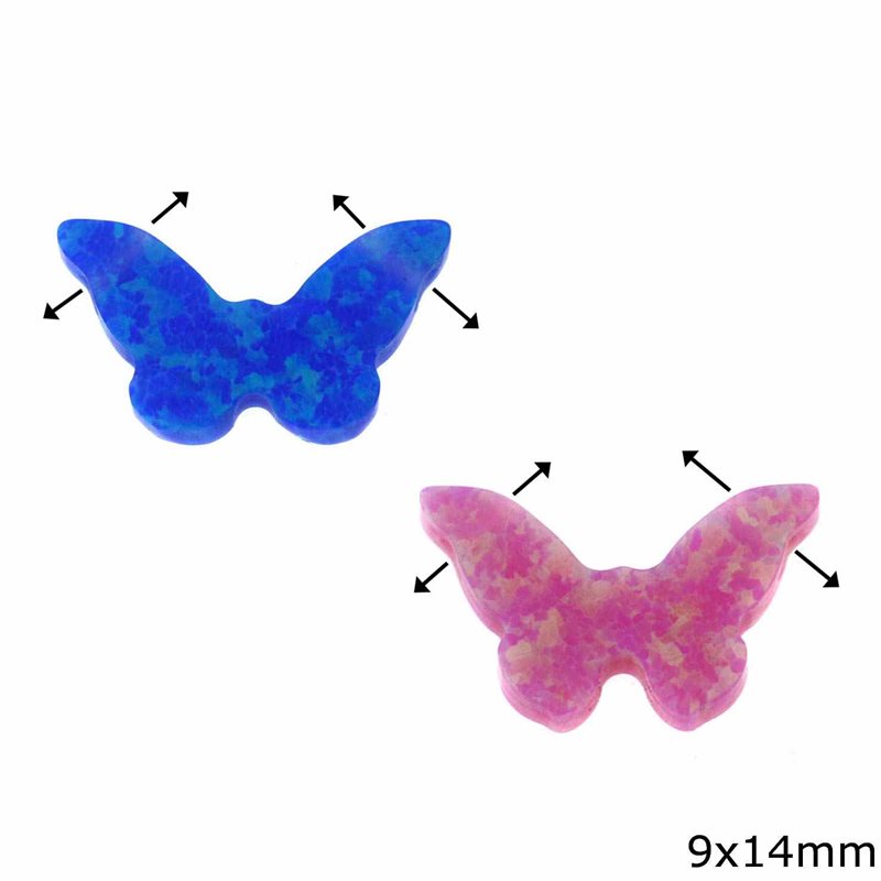 Butterfly Opal Bead 9x14mm