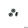 Mop-shell bead with evil eye 6mm