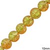 Glass Crackle Bead 10mm, 80cm