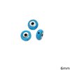 Mop-shell bead with evil eye 6mm