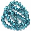 Faceted Rondelle Crystal Beads 2x3mm