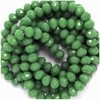 Faceted Rondelle Crystal Beads 4x6mm