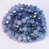 Faceted Rondelle Crystal Beads 4x6mm