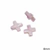 Mop-shell Bead Cross 8mm