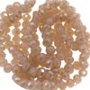 Faceted Rondelle Crystal Beads 4x6mm