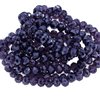 Faceted Rondelle Crystal Beads 4x6mm