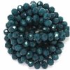 Faceted Rondelle Crystal Beads 2x2,5mm