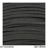 Suede Flat Cord 3x1.4mm